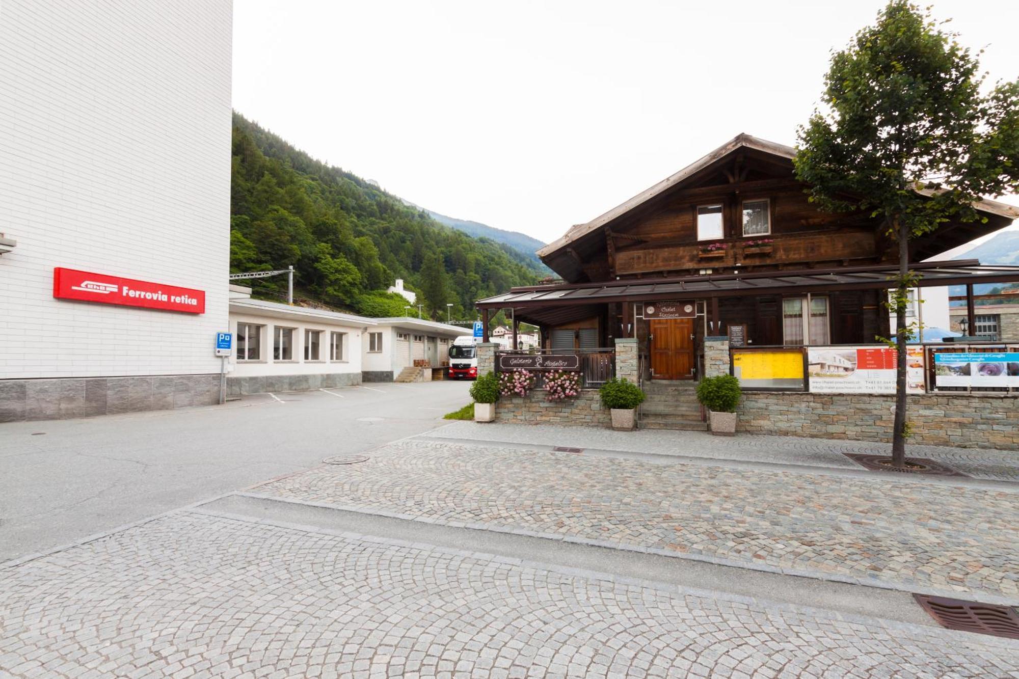 Ristorante Pensione Chalet Stazione Поскиаво Екстериор снимка