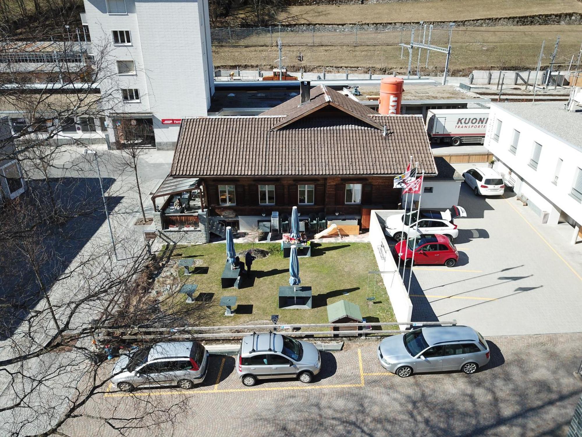 Ristorante Pensione Chalet Stazione Поскиаво Екстериор снимка